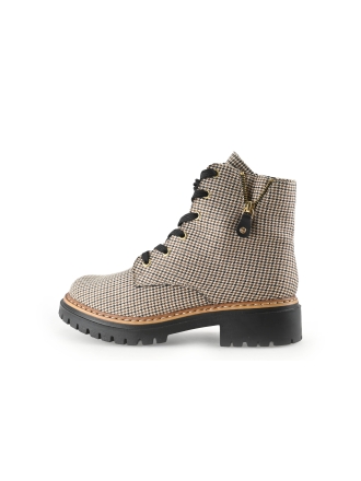 Rieker Schnürstiefel Beige 346727
 Größe 40
 