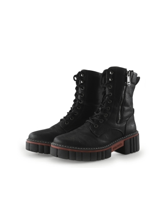 Mustang Schnürstiefel Schwarz 347338
 Größe 39
 