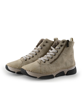 Rieker Schnürstiefel Beige 347965
 Größe 38
 