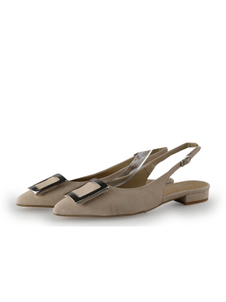 Linea Zeta Ballerinaschuhe Beige 348619
 Größe 37
 