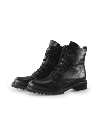 Piedi Nudi Schnürstiefel Schwarz 348683
 Größe 41
 