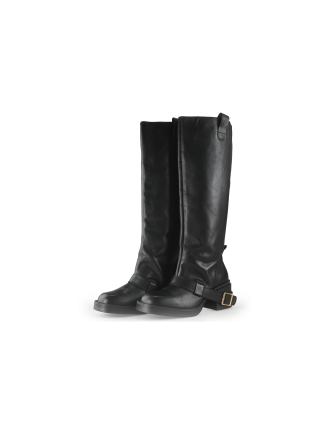 Steve Madden Bikerstiefel Schwarz 348770
 Größe 39
 