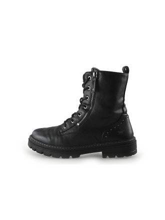 Mustang Schnürstiefel Schwarz 348849
 Größe 40
 
