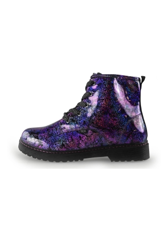 Puccetti Schnürstiefel Lila 349393
 Größe 38
 