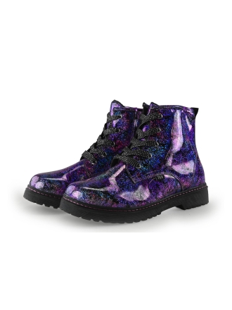 Puccetti Schnürstiefel Lila 349393
 Größe 38
 