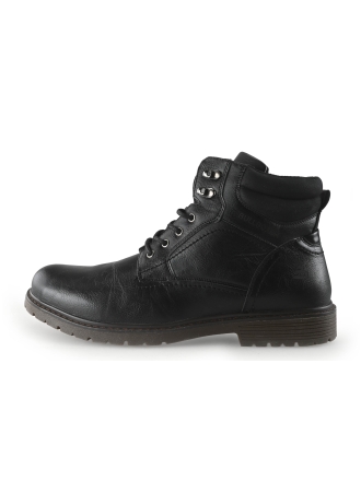 Bullboxer Schnürstiefel Schwarz 349604
 Größe 45
 