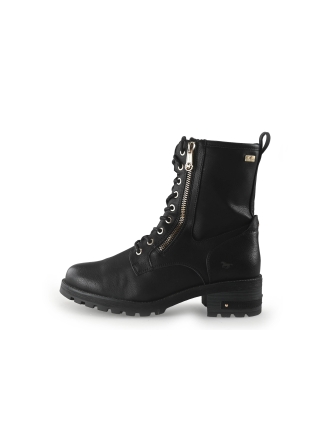 Mustang Schnürstiefel Schwarz 349743
 Größe 39
 
