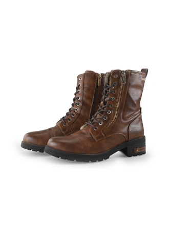 Mustang Schnürstiefel Cognac 349766
 Größe 40
 