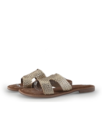 Lazamani Mules Pantoletten Gold 349837
 Größe 40
 