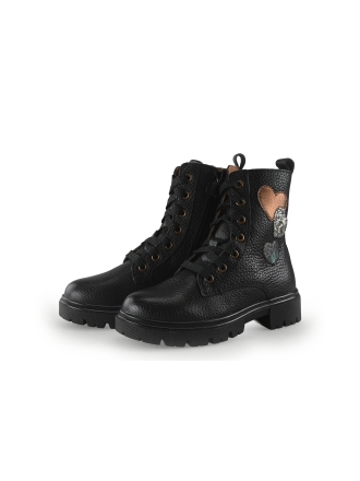 IK-KE Schnürstiefel Schwarz 350009
 Größe 28
 