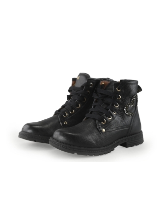 IK-KE Schnürstiefel Schwarz 350100
 Größe 30
 