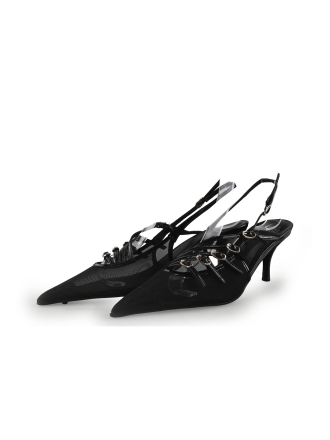 Jeffrey Campbell Slingbacks Schwarz 350102
 Größe 38
 
