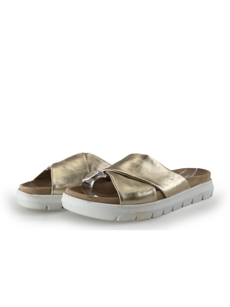 Sens Mules Pantoletten Gold 350178
 Größe 39
 