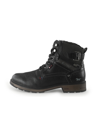 Mustang Schnürstiefel Schwarz 350491
 Größe 45
 