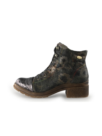 Laura Vita Schnürstiefel Schwarz 350503
 Größe 41
 