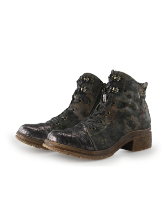 Laura Vita Schnürstiefel Schwarz 350503
 Größe 41
 