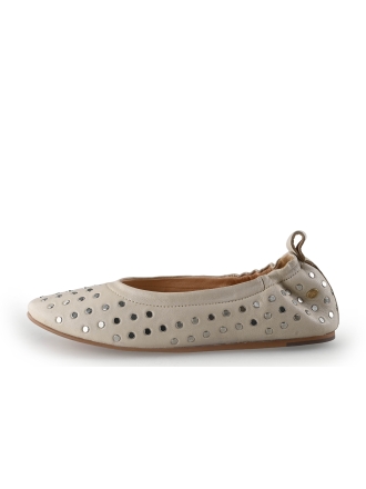 Fred de La Bretoniere Ballerinaschuhe Beige 350551
 Größe 40
 