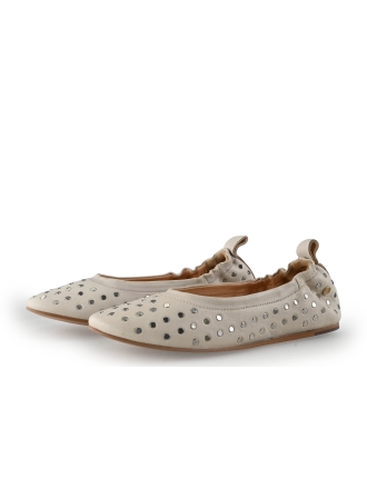 Fred de La Bretoniere Ballerinaschuhe Beige 350551
 Größe 40
 