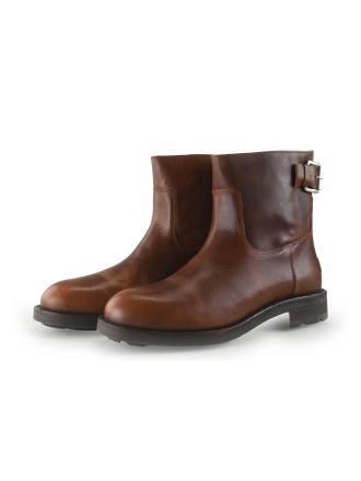Shabbies Amsterdam Stiefeletten Cognac 350553
 Größe 42
 