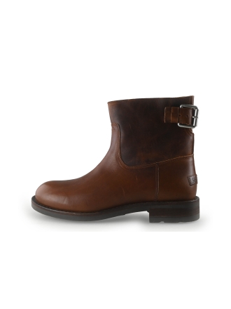 Shabbies Amsterdam Stiefeletten Cognac 350568
 Größe 42
 