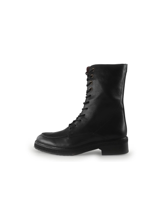 Fred de La Bretoniere Schnürstiefel Schwarz 350574
 Größe 38
 