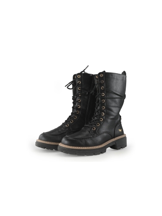 Mustang Schnürstiefel Schwarz 350584
 Größe 37
 