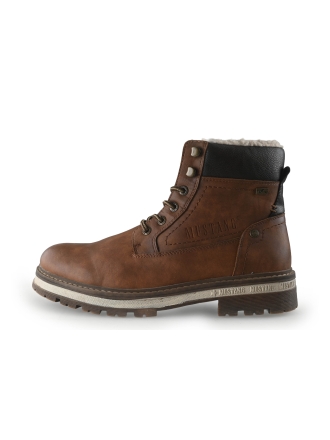 Mustang Schnürstiefel Cognac 350620
 Größe 43
 
