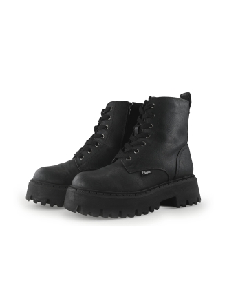 Buffalo Stiefeletten Schwarz 350631
 Größe 40
 