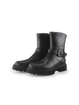 Shabbies Amsterdam Stiefeletten Schwarz 350909
 Größe 39
 