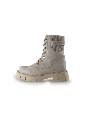 Tom Tailor Schnürstiefel Beige 351025
 Größe 38
 