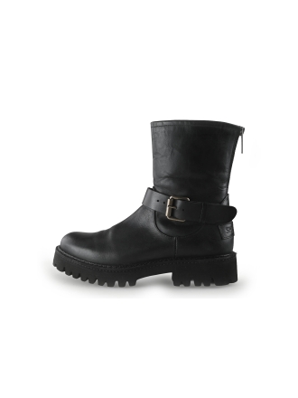Shabbies Amsterdam Stiefeletten Schwarz 351094
 Größe 39
 