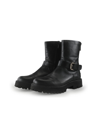 Shabbies Amsterdam Stiefeletten Schwarz 351094
 Größe 39
 
