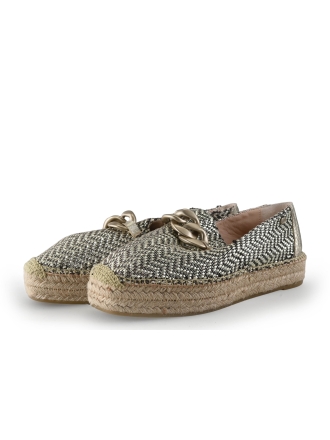 Fred de La Bretoniere Espadrilles Gold 351247
 Größe 40
 