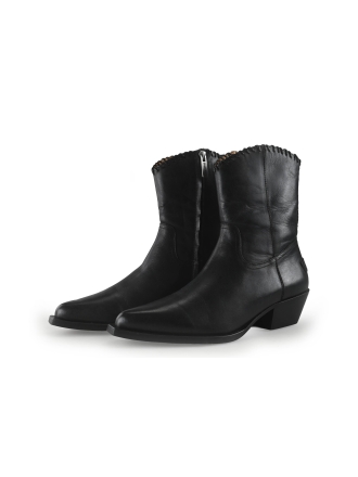 Shabbies Amsterdam Cowboystiefel Schwarz 351464
 Größe 40
 