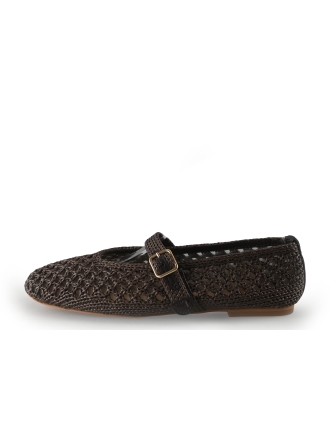 Manfield Ballerinaschuhe Braun 351563
 Größe 38
 