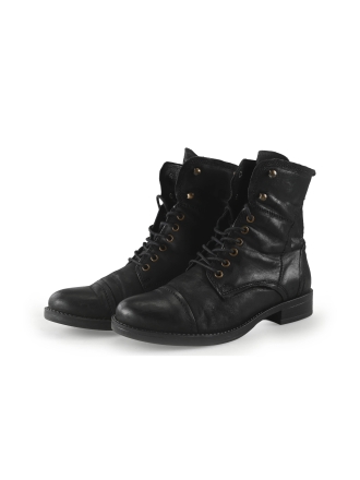 Manfield Schnürstiefel Schwarz 351671
 Größe 39
 