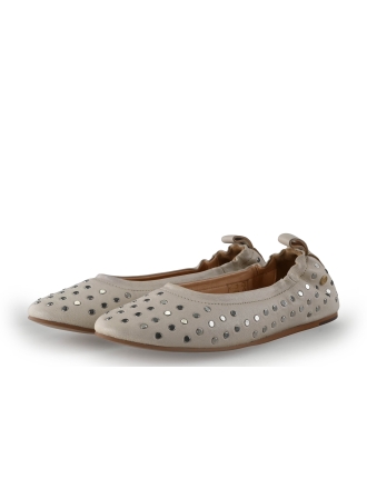 Fred de La Bretoniere Ballerinaschuhe Beige 351678
 Größe 40
 