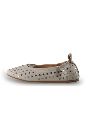 Fred de La Bretoniere Ballerinaschuhe Beige 351685
 Größe 39
 