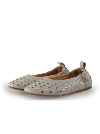 Fred de La Bretoniere Ballerinaschuhe Beige 351685
 Größe 39
 