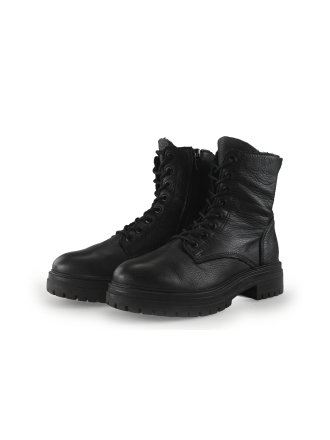 Manfield Schnürstiefel Schwarz 351758
 Größe 38
 