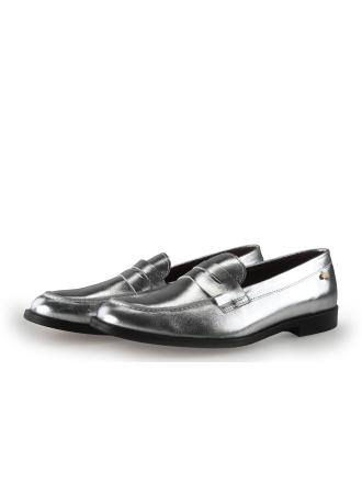 Fred de La Bretoniere Slip-ons Silber 351810
 Größe 42
 