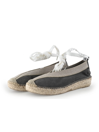 Shabbies Amsterdam Espadrilles Grau 351942
 Größe 41
 