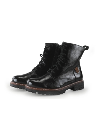 Josef Seibel Schnürstiefel Schwarz 352057
 Größe 37
 