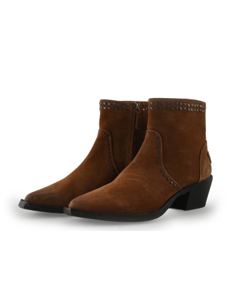 Shabbies Amsterdam Stiefeletten Cognac 352077
 Größe 38
 