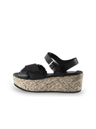 Shabbies Amsterdam Sandalen Schwarz 352280
 Größe 40
 