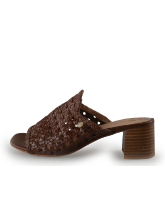 Fred de La Bretoniere Mules Pantoletten Cognac 352321
 Größe 37
 