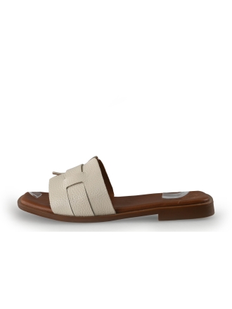 Manfield Mules Pantoletten Weiß 352782
 Größe 39
 