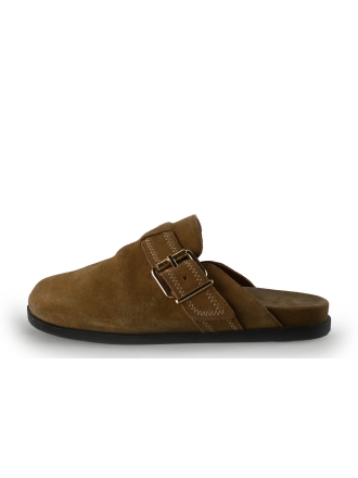 Manfield Mules Pantoletten Beige 352816
 Größe 38
 