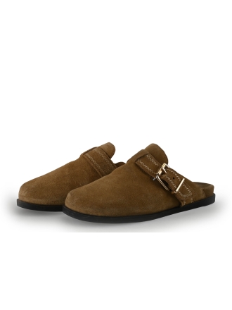 Manfield Mules Pantoletten Beige 352816
 Größe 38
 