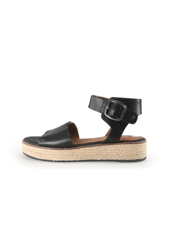Manfield Sandalen Schwarz 352827
 Größe 39
 